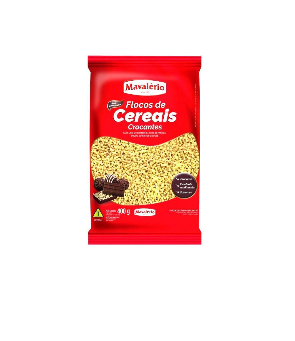 Miniatura Flocos De Cereais Receitas Diversas Crocantes 400G Mavalério