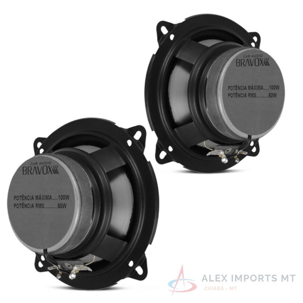 Miniatura Alto Falante Bravox 5 Polegadas 50W Rms Auto Falanti B3X50