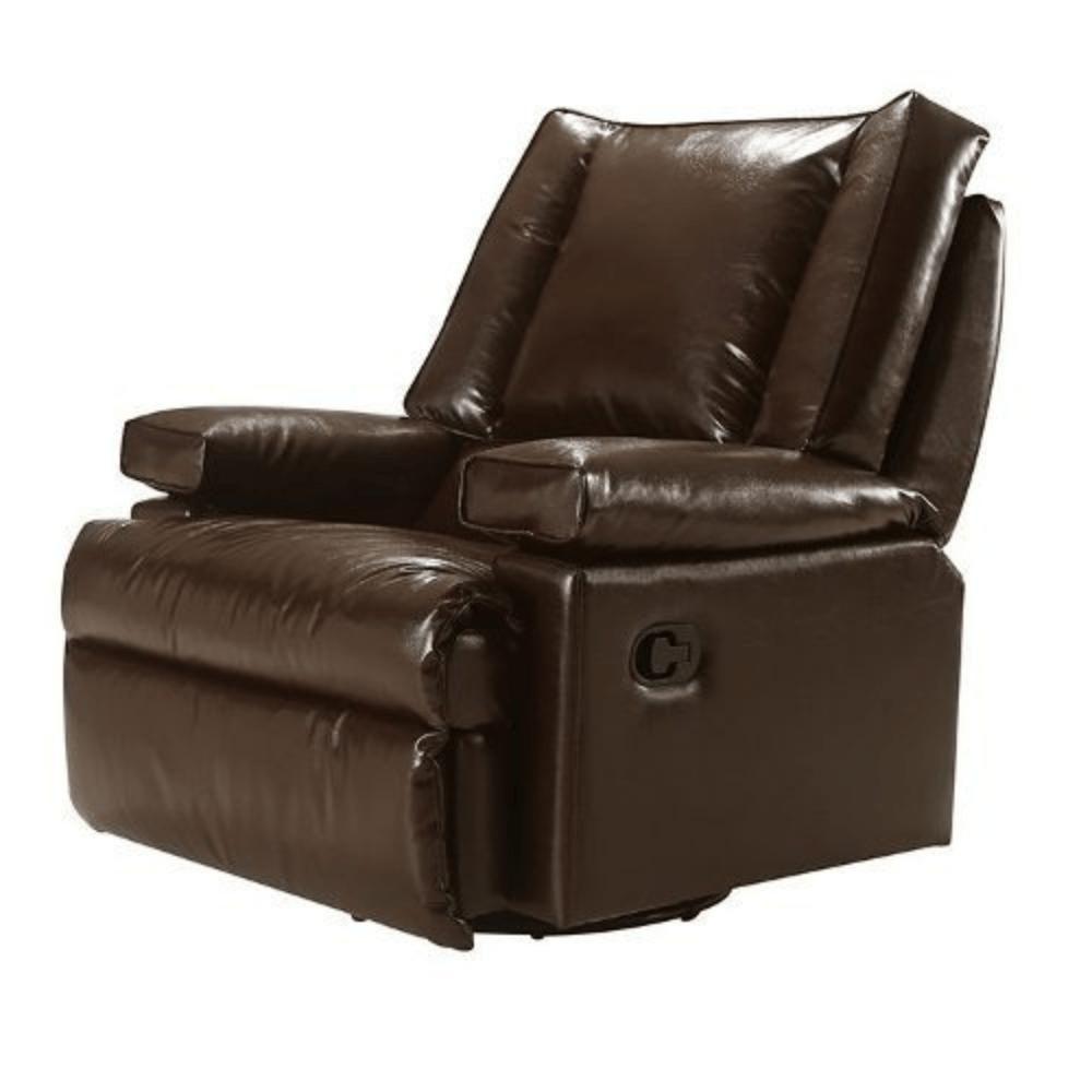 Miniatura Poltrona Reclinável Mh-3678 Herval Estofada Com Massageador Marrom C