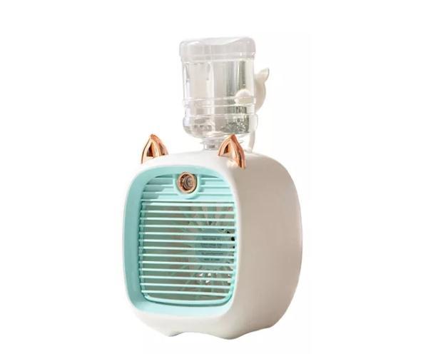 Miniatura Mini Resfriador De Ar Portátil, LED, Grande Ventilação