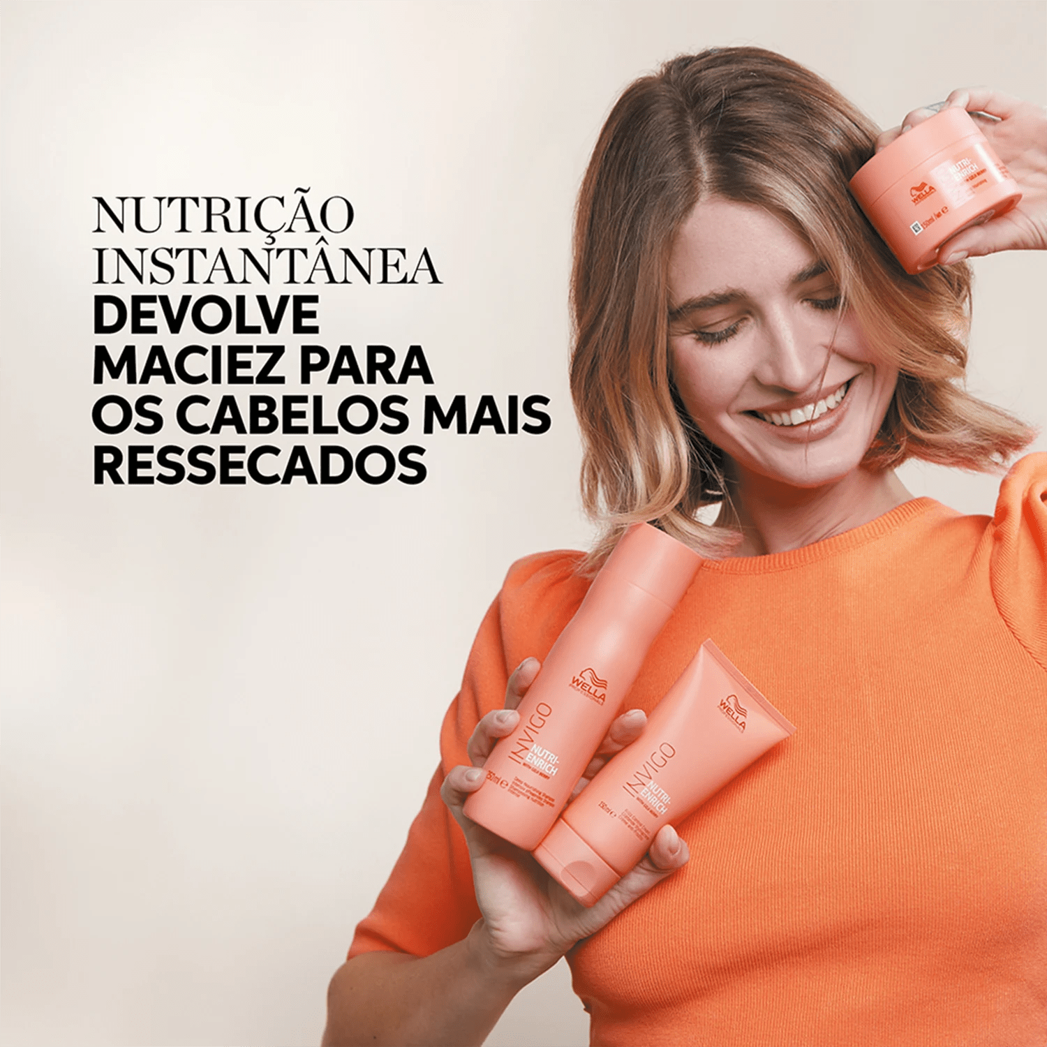 Miniatura Kit Wella Professionals Invigo Nutri-Enrich + Oil Reflections Trio Care (3 Produtos)