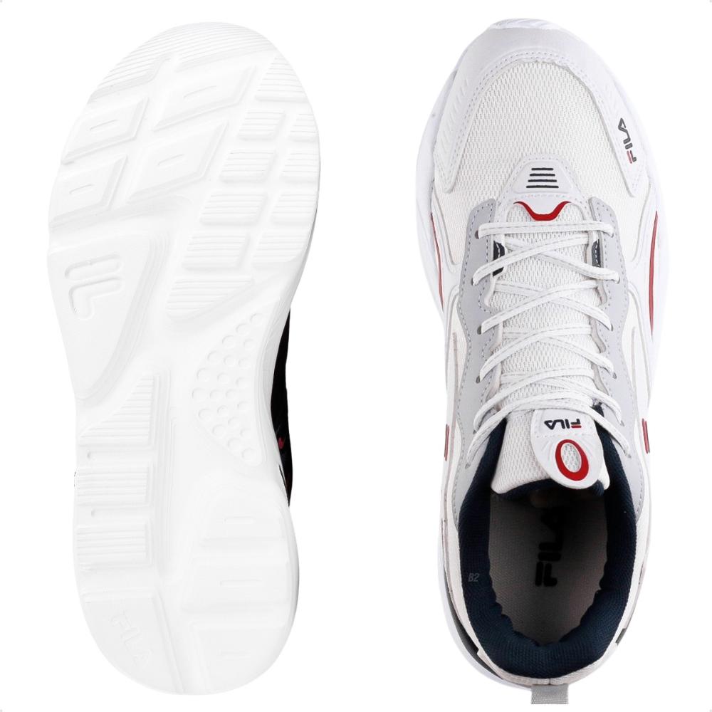 Miniatura Tênis Fila Street Fit 2 Masculino Branco / Vermelho - 38