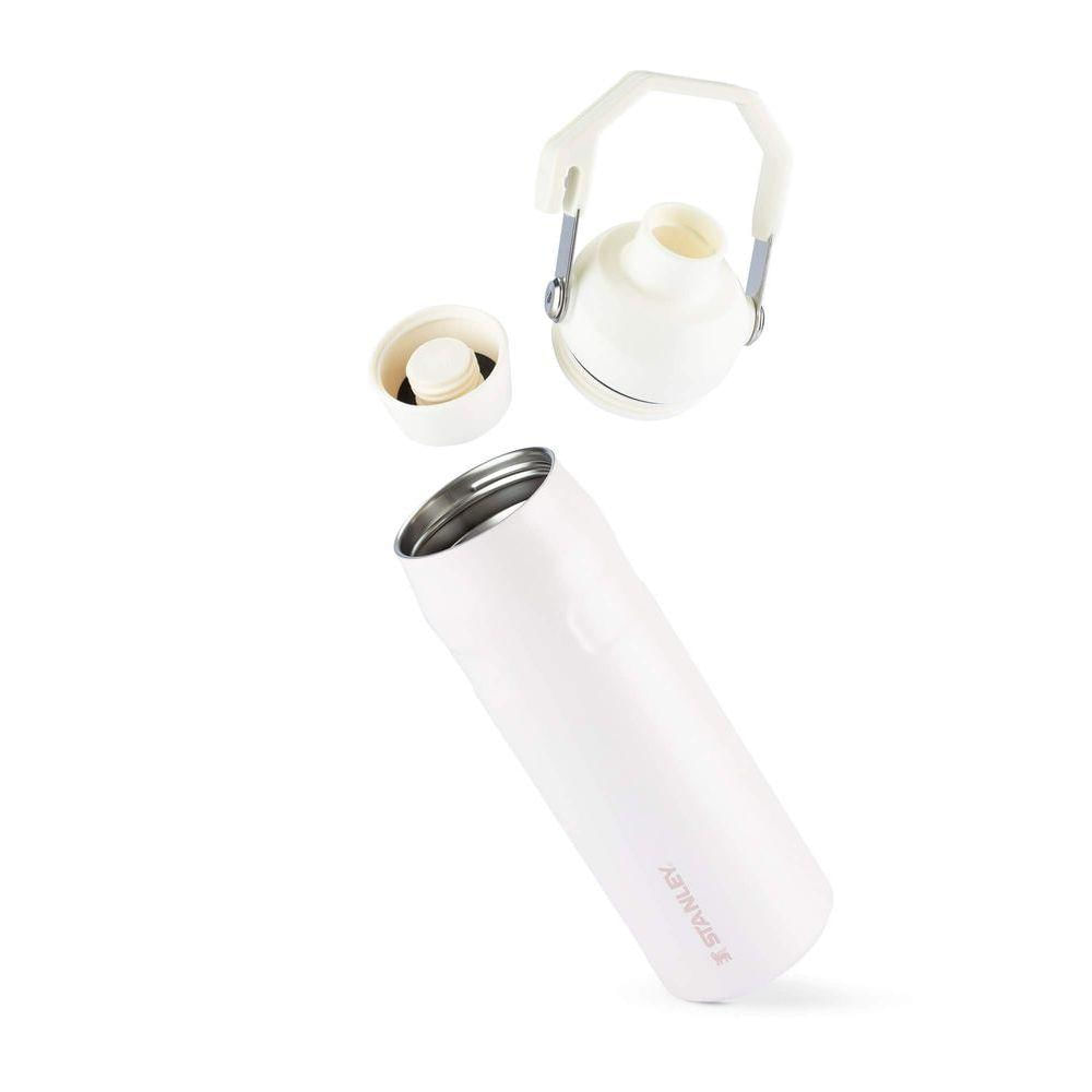 Miniatura Garrafa Térmica Aerolight Fast Em Inox Rose Quartz Glow 710ml Stanley