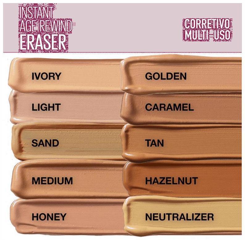 Miniatura Corretivo Instant Age Rewind  140 Honey Maybelline