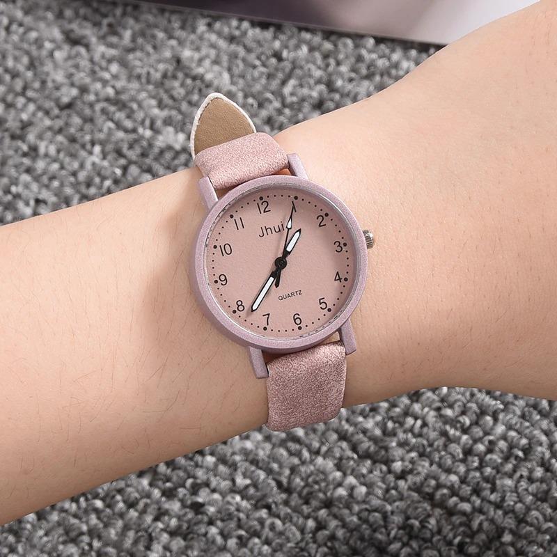 Relógio Feminino Rosa Pequeno Delicado Elegante