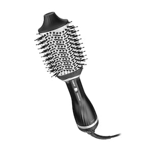 Miniatura Escova Oval Taiff Tourmaline com Cabo Giratório 1200W - Preta 110V