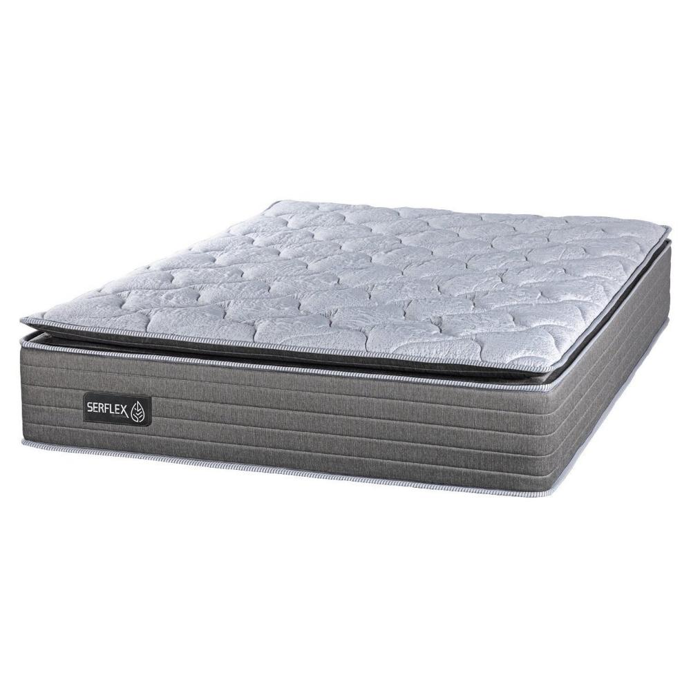 Miniatura Colchao Porto 1,58 Cm X 1,98cm X 0,33cm Cinza Claro