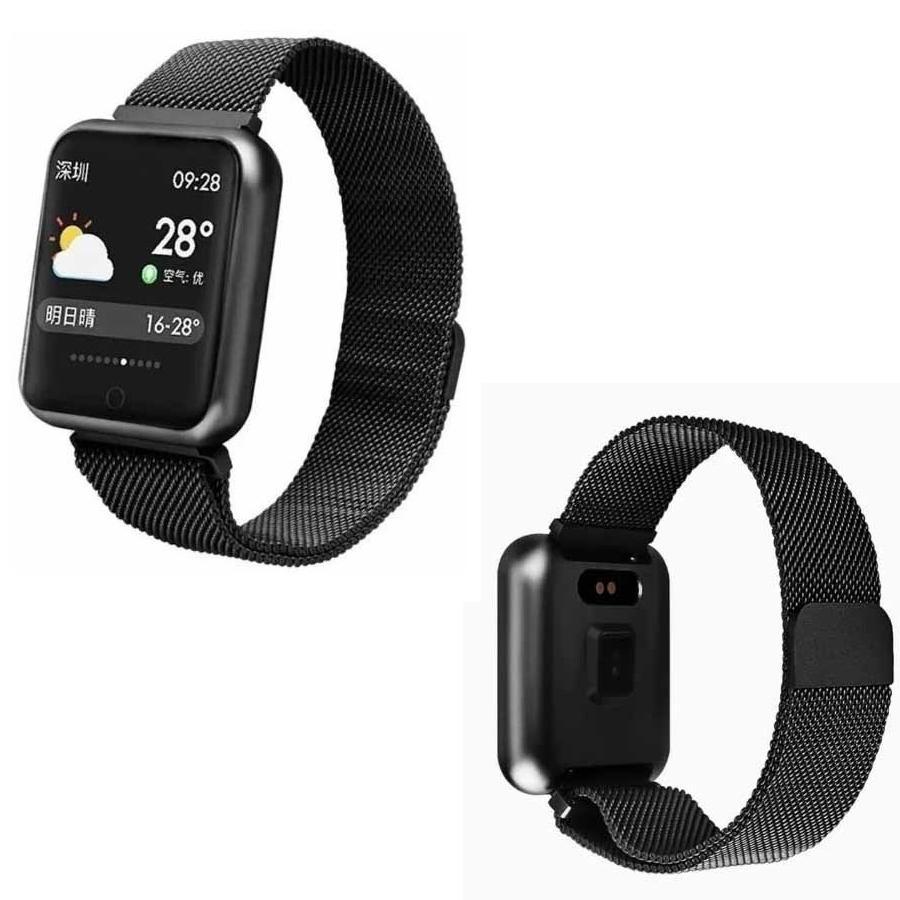 Miniatura Relógio Inteligente Smart P70 Esportivo Cardíaco 2 Pulseiras Homologação: 25911203111