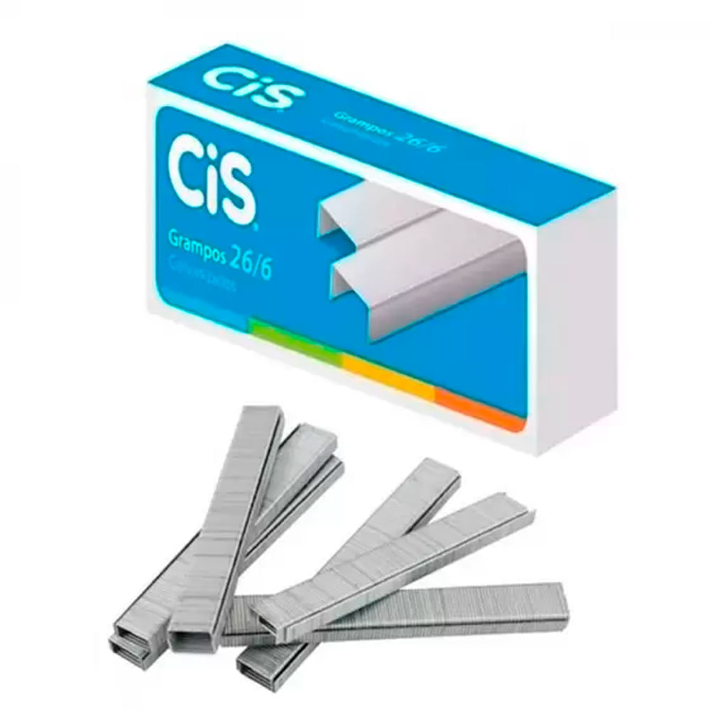 Miniatura Grampo para Grampeador CiS 26/6 Galvanizado 5.000 Unidades