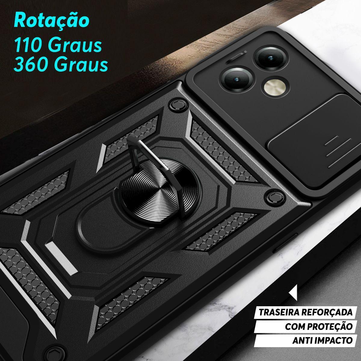 Miniatura Capa Case para Moto G14 - Resistente Anti Impacto - Preto