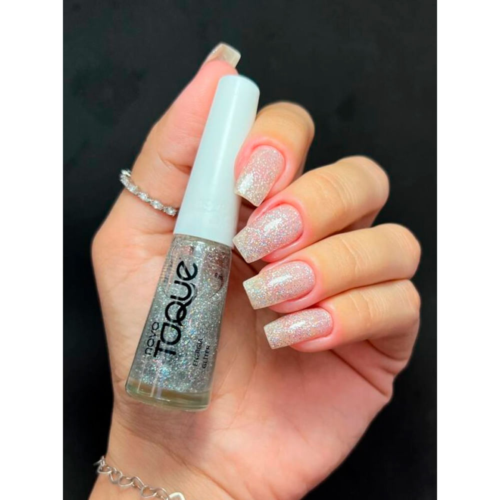 Miniatura Esmalte Novo Toque Glitter Cor Energia 8ml