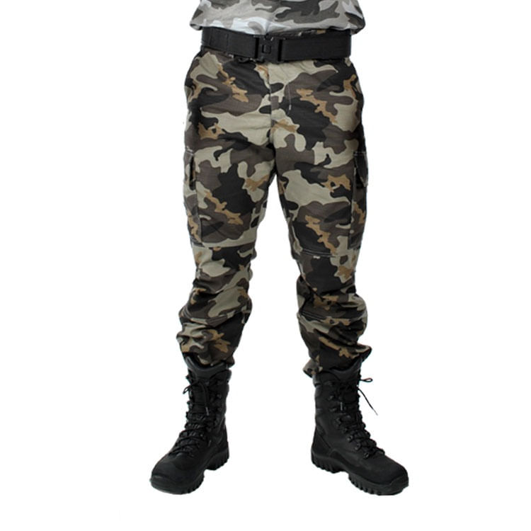Miniatura Calça Farda Militar Camuflada Urbano