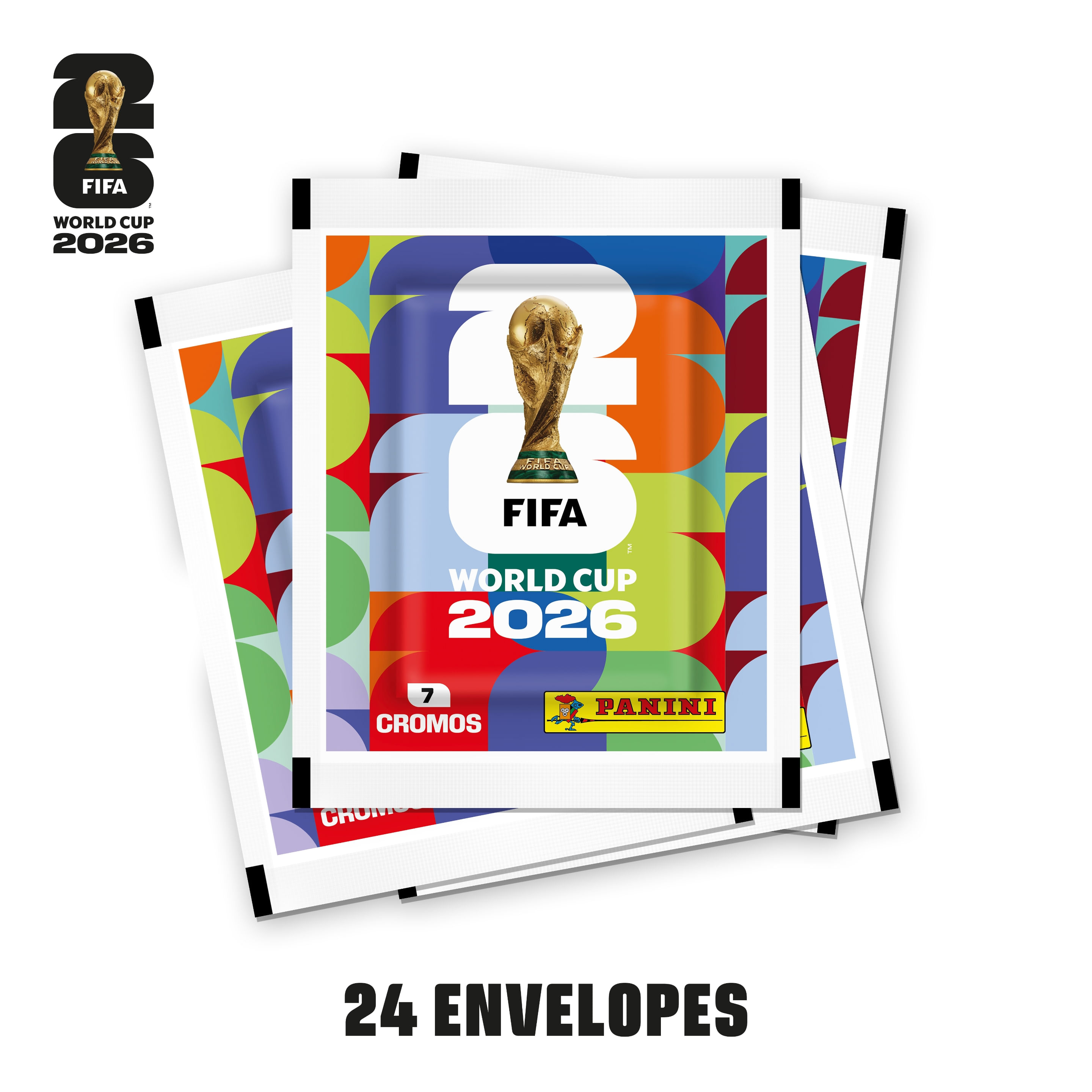 Kit 24 Envelopes Copa do Mundo 2026