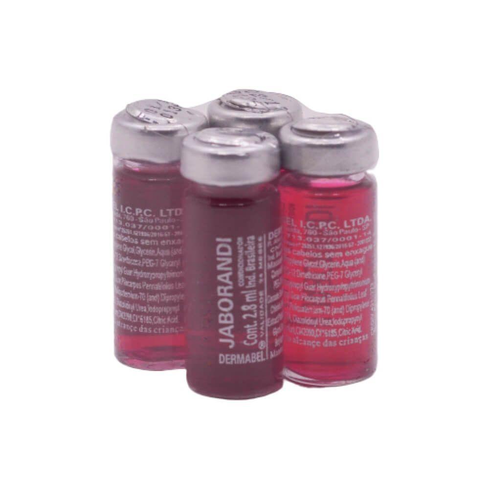 Miniatura Dermabel Jaborandi Vitamina Capilar 4x2,8ml