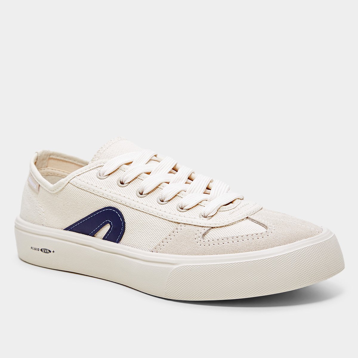 Miniatura Tênis Rainha Vl 2500 Comfort Unissex Bege+Marinho - 34