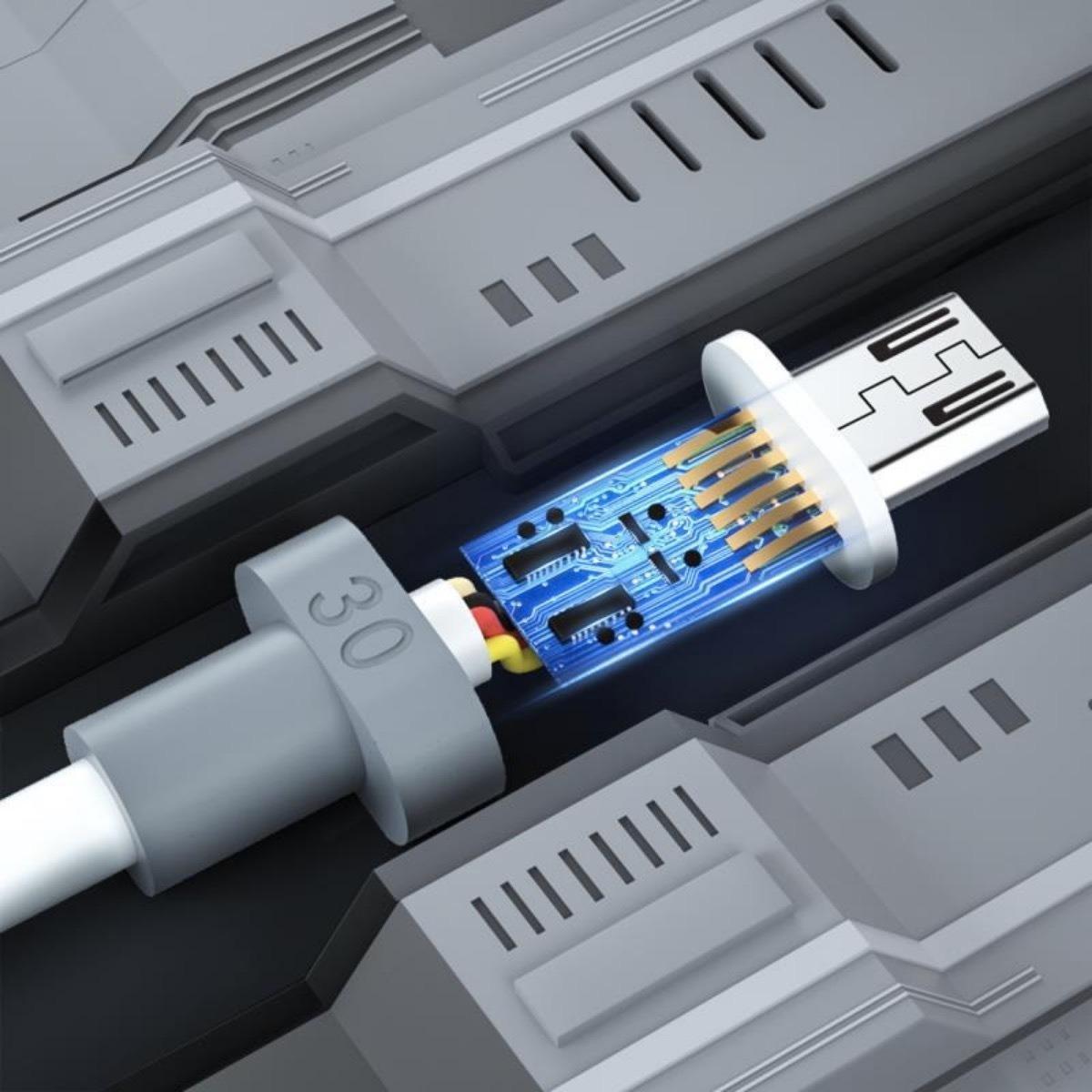 Cabo Carregador Micro Usb Turbo Compativel O Samsung S5 S6