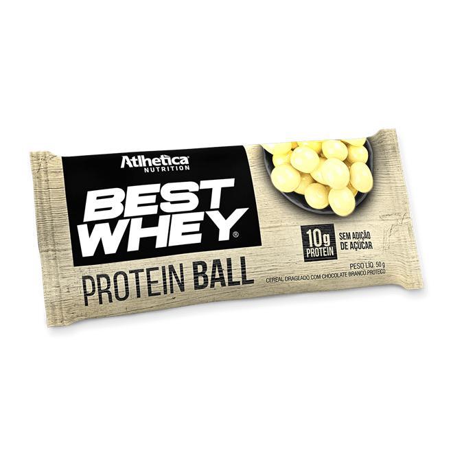 Miniatura Best Whey Protein Ball -50G Atlhetica Sabor:Chocolate Branco