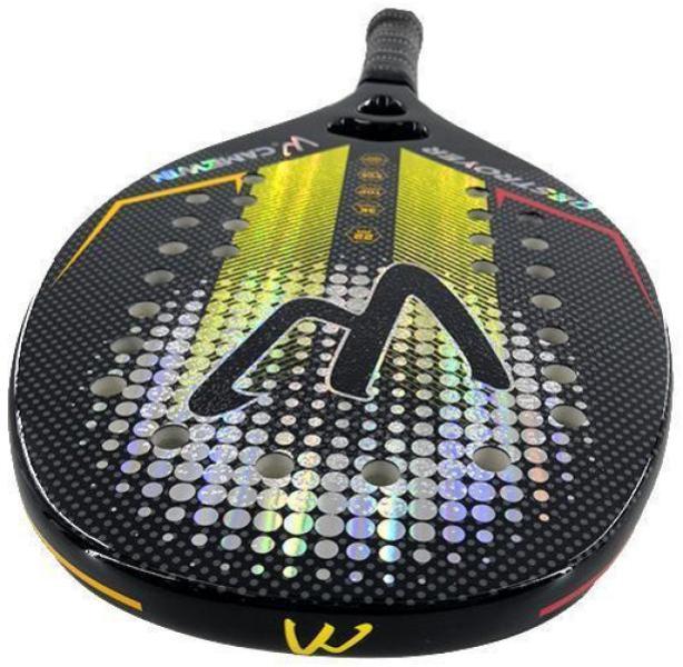 Kit 2 Raquetes Beach Tennis Camewin 100% Fibra De Carbono 3K
