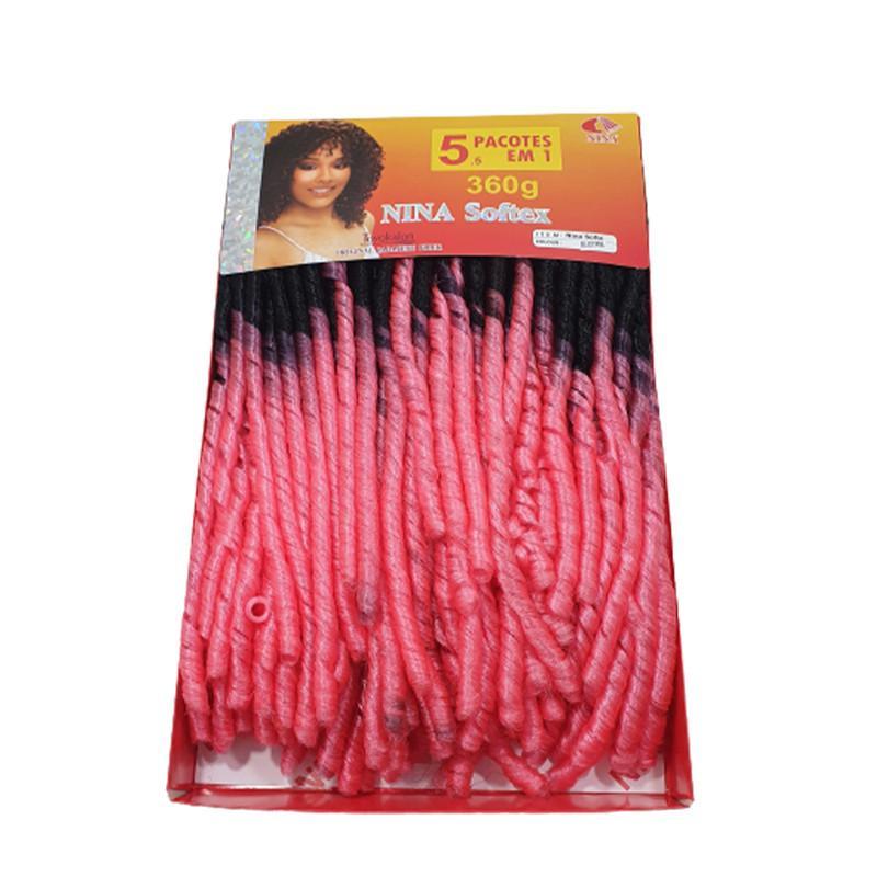 Miniatura Cabelo Cacheado Nina Softex Original Pacotão 360Gr