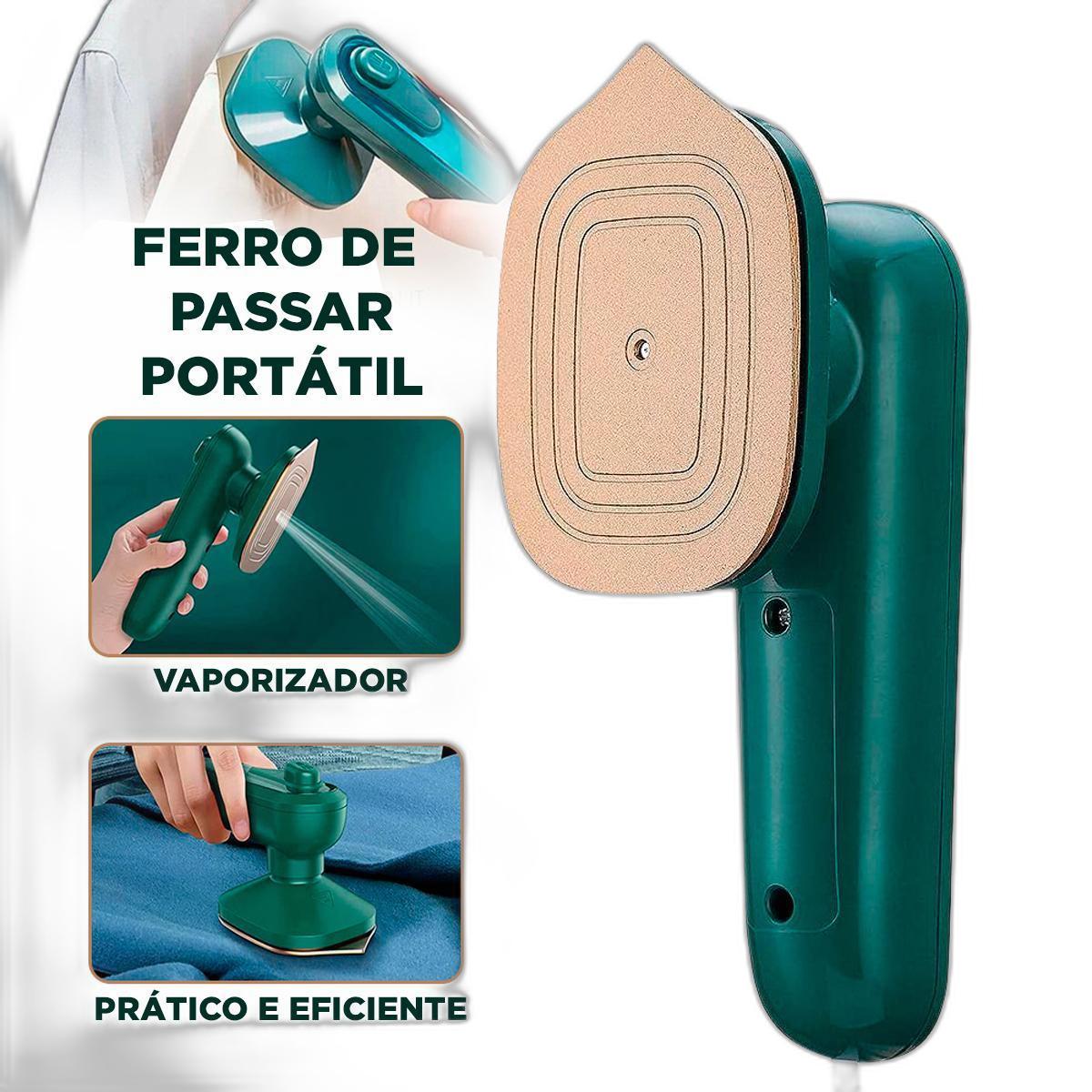 Miniatura Ferro de Passar Compacto à Vapor Bivolt 110v/220v