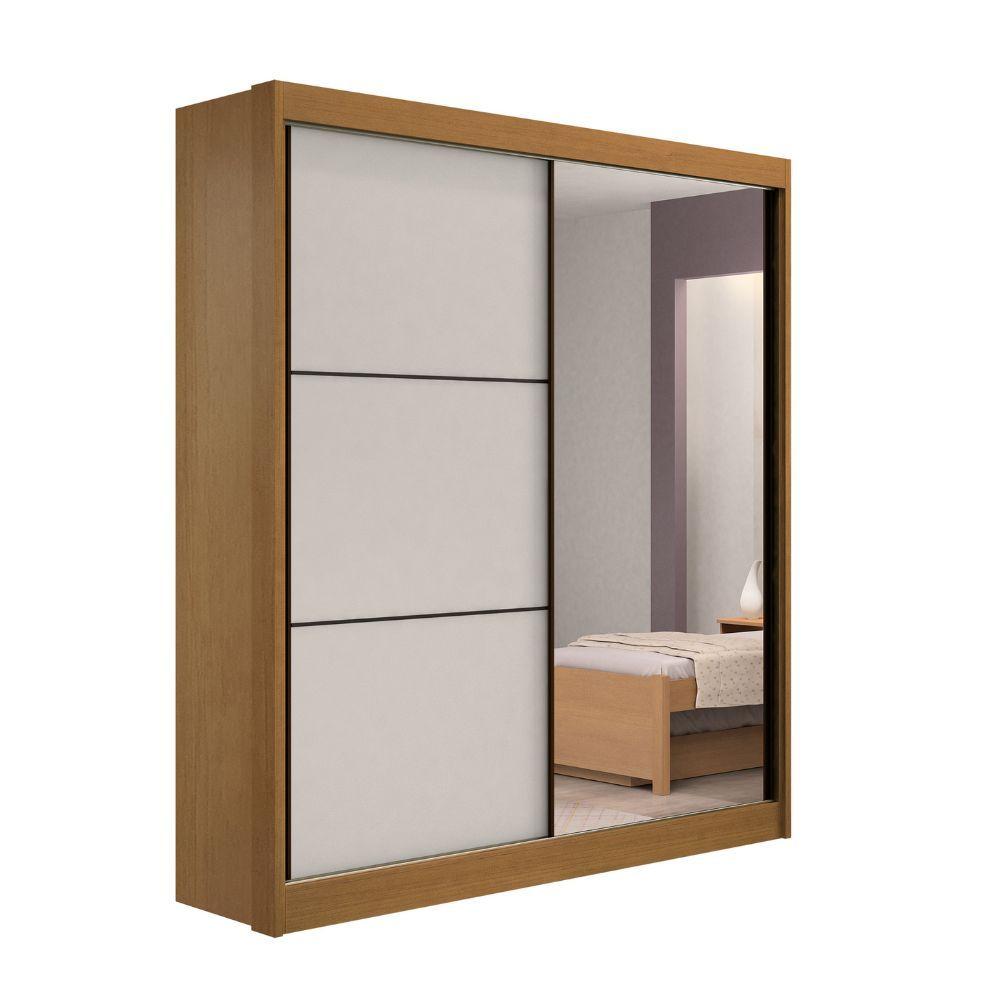 Miniatura Guarda Roupa 2 Portas Athenas Cinamomo Com Off White D\'doro