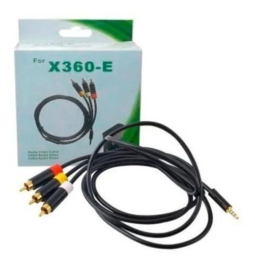 Miniatura Cabo Av Audio Video Imagem Tv Antiga Xbox 360 Super Slim