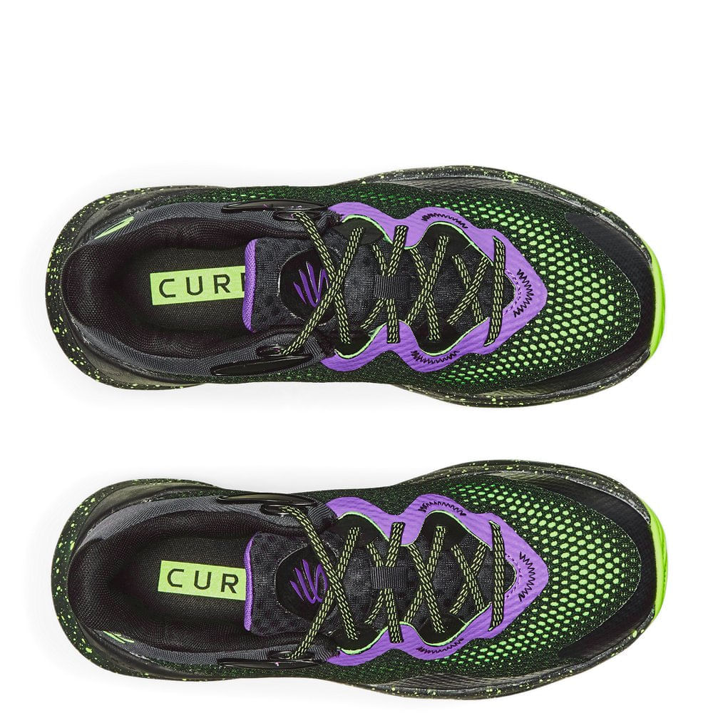 Miniatura Tênis de Basquete Under Armour Curry Splash 24 38 Roxo