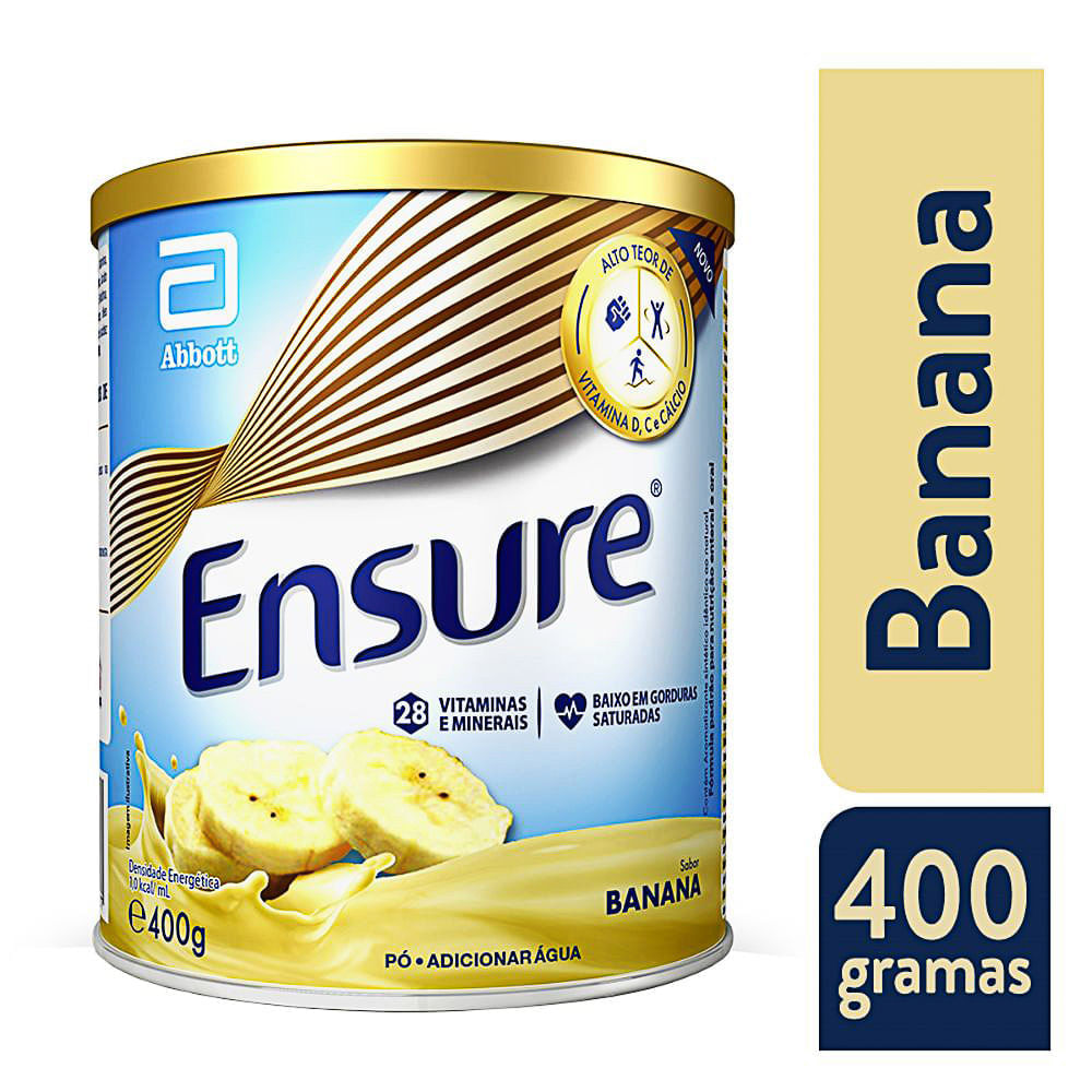 Miniatura Suplemento Adulto Ensure Pó Sabor Banana 400g