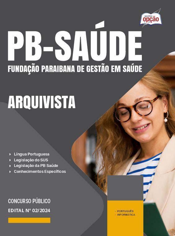 Miniatura Apostila Pb Saúde 2024 - Arquivista