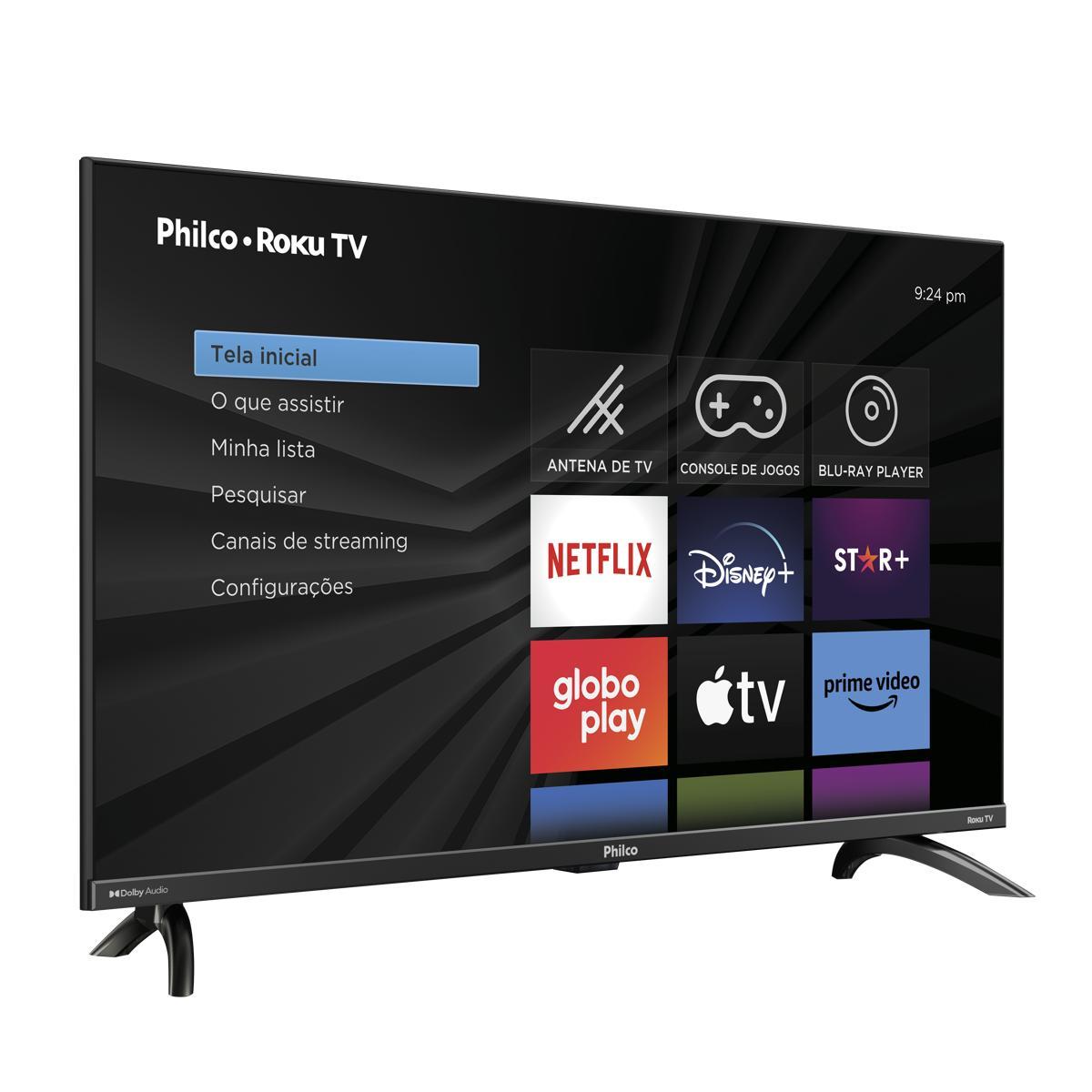 Smart TV 32” Philco LED Roku TV PTV32G7PR2CGB Bivolt