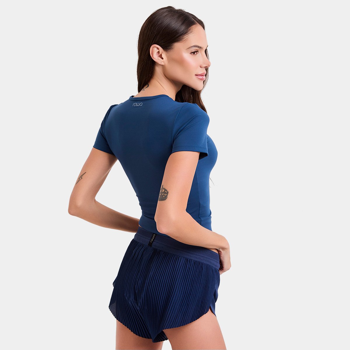 Miniatura Camiseta Rowa Manu Cit Basic Feminina Marinho - G