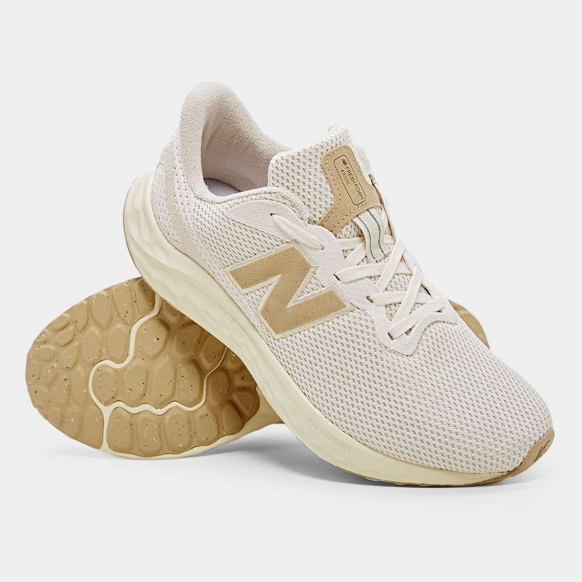 Miniatura Tênis New Balance Fresh Foam Arishi V'4 Masculino Off White - 38