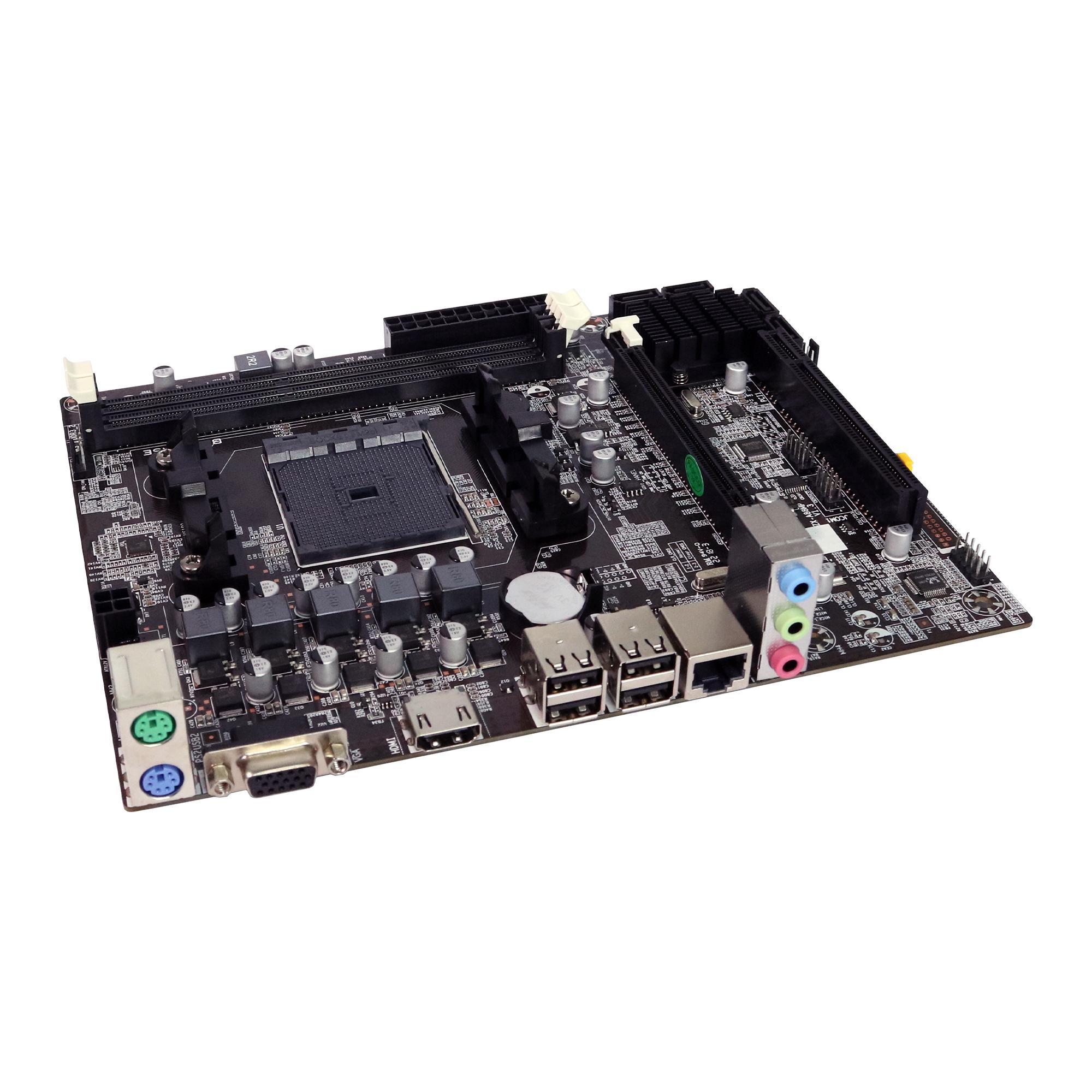 Placa-Mae Fm2 Fm2+ Tdp 95W Sata Nvme Hdmi Vga Rede Gigabit