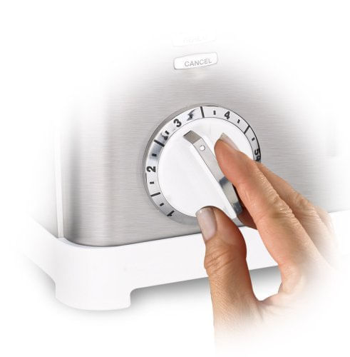 Miniatura Torradeira Elétrica Cuisinart CPT180W Com 4 fatias Branca 110V