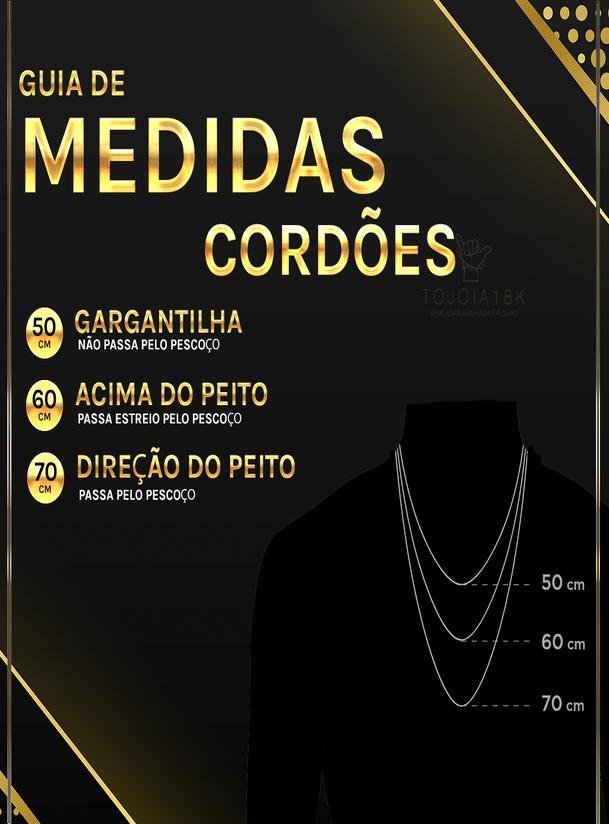Miniatura Cordão Tijolinho 1Mm + Pingente Cruz Fio - Banhado A Ouro