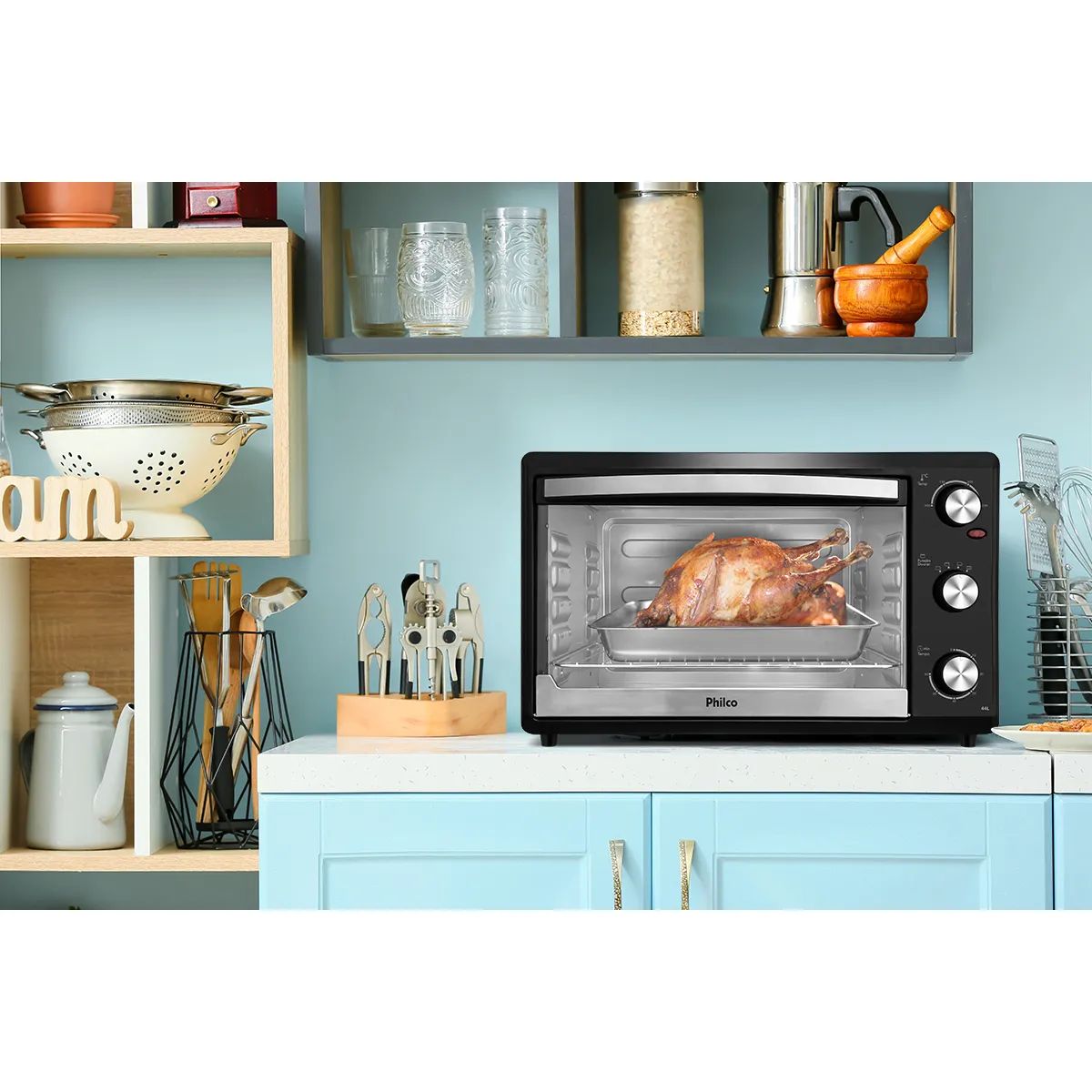 Forno Elétrico Philco PFE44P 1500W Dupla Resistência 44L 110V 110V