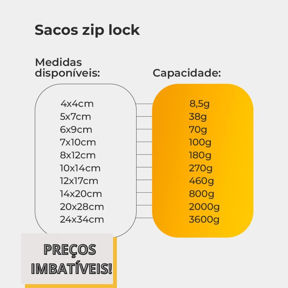 Miniatura 500 Sacos Zip Lock 14X20Cm Saquinho Hermético Abre E Fecha