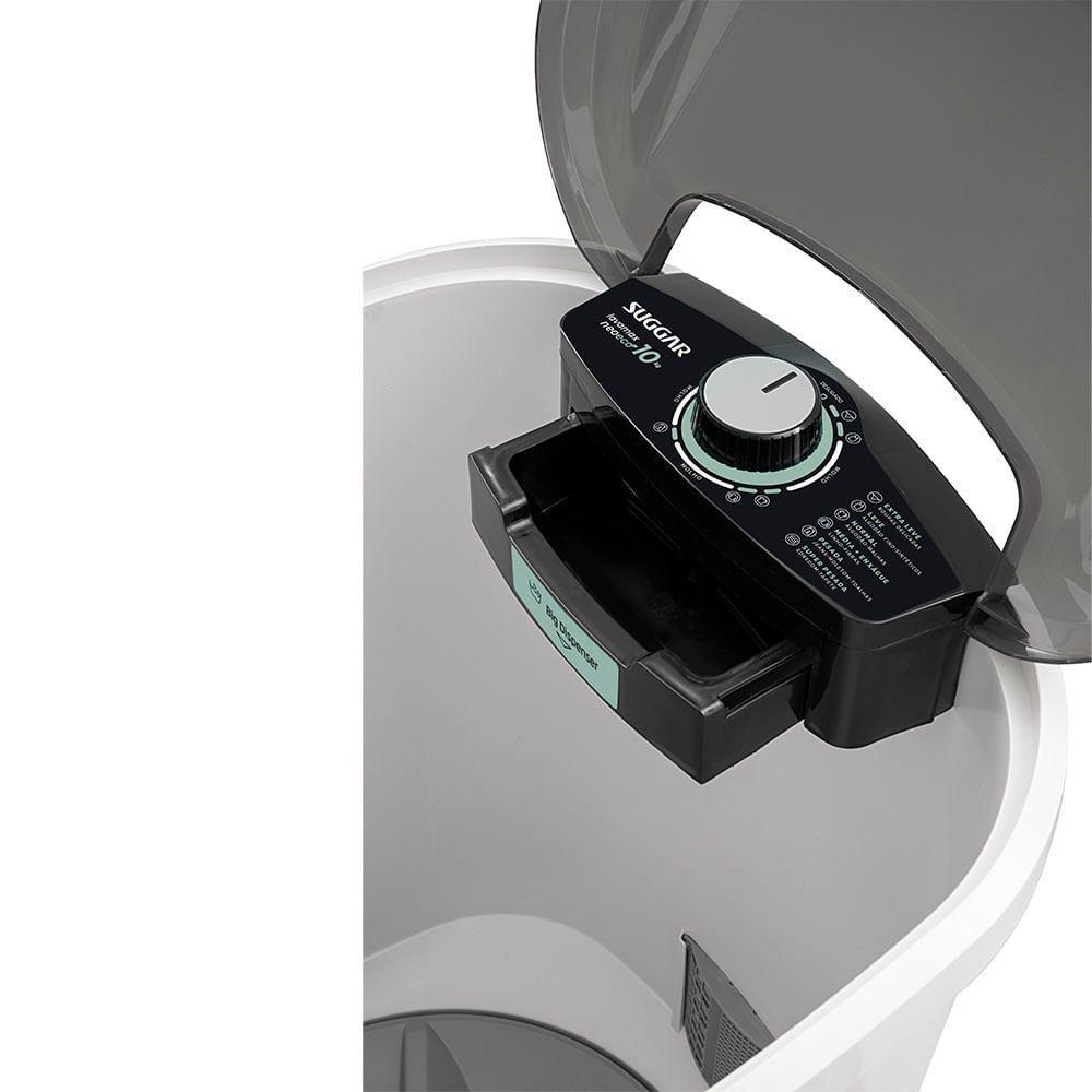 Miniatura Lavadora Lavamax Eco 10kg Suggar Le1012br Branca 220v