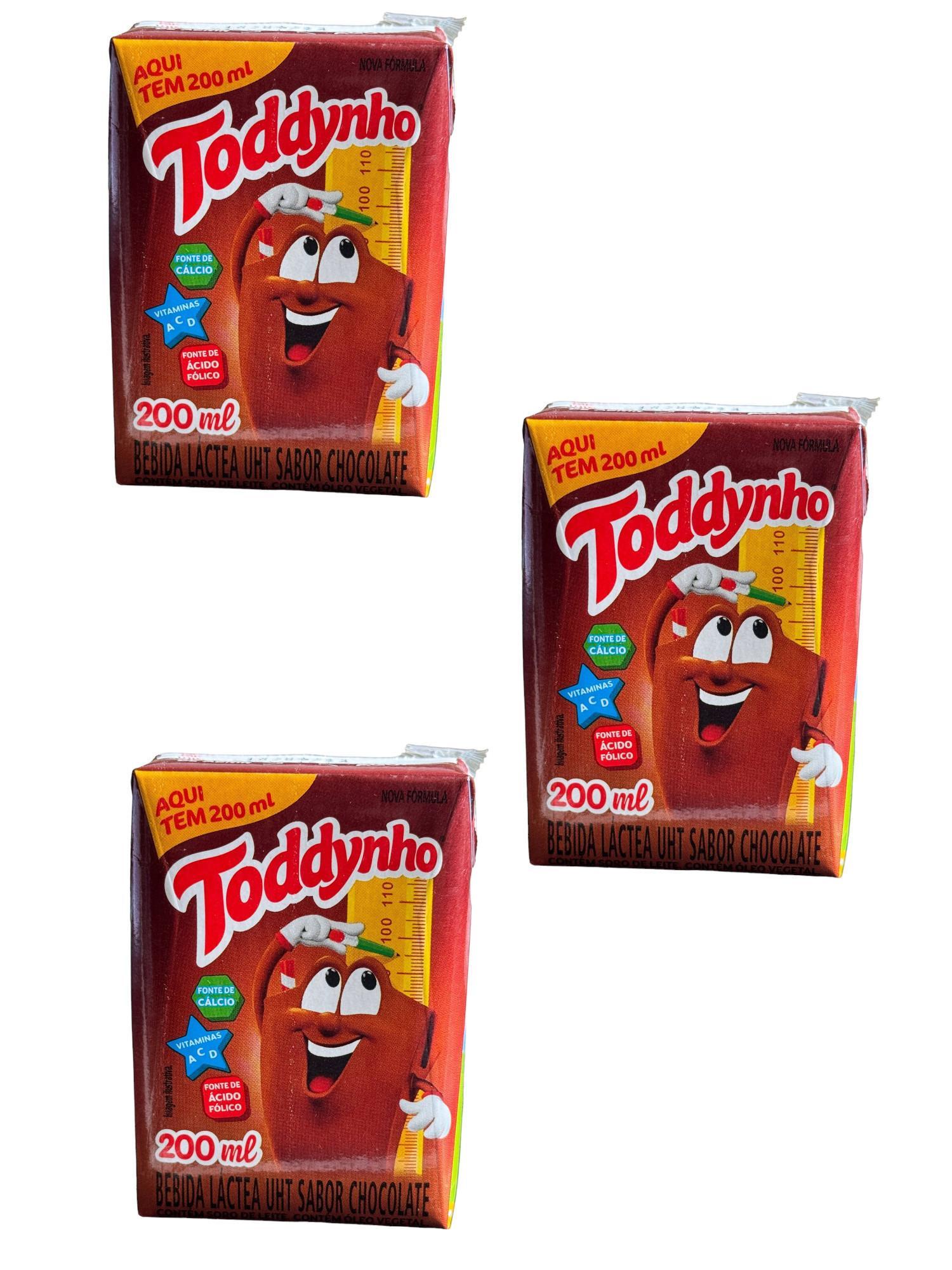 Miniatura Caixa Com 20 Unidades Toddynho Achocolatado 200Ml