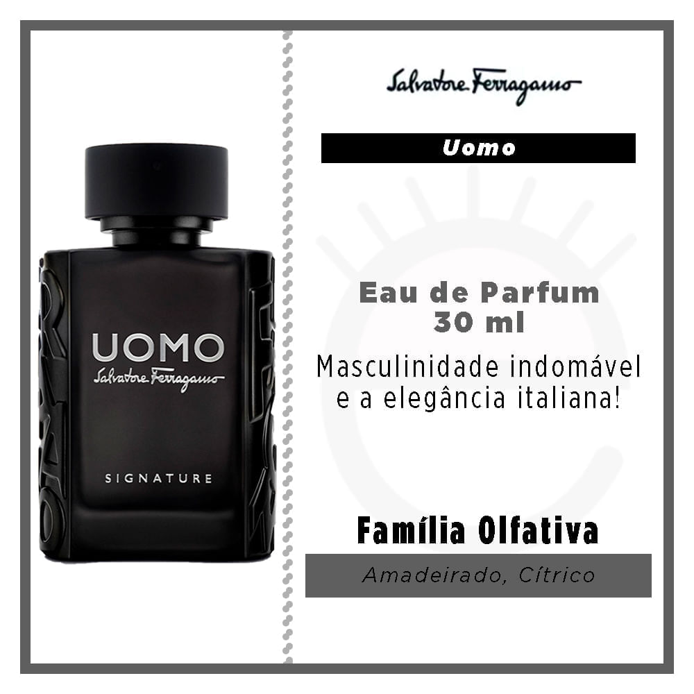 Miniatura Uomo Signature Salvatore Ferragamo Perfume Masculino EDP 30ml