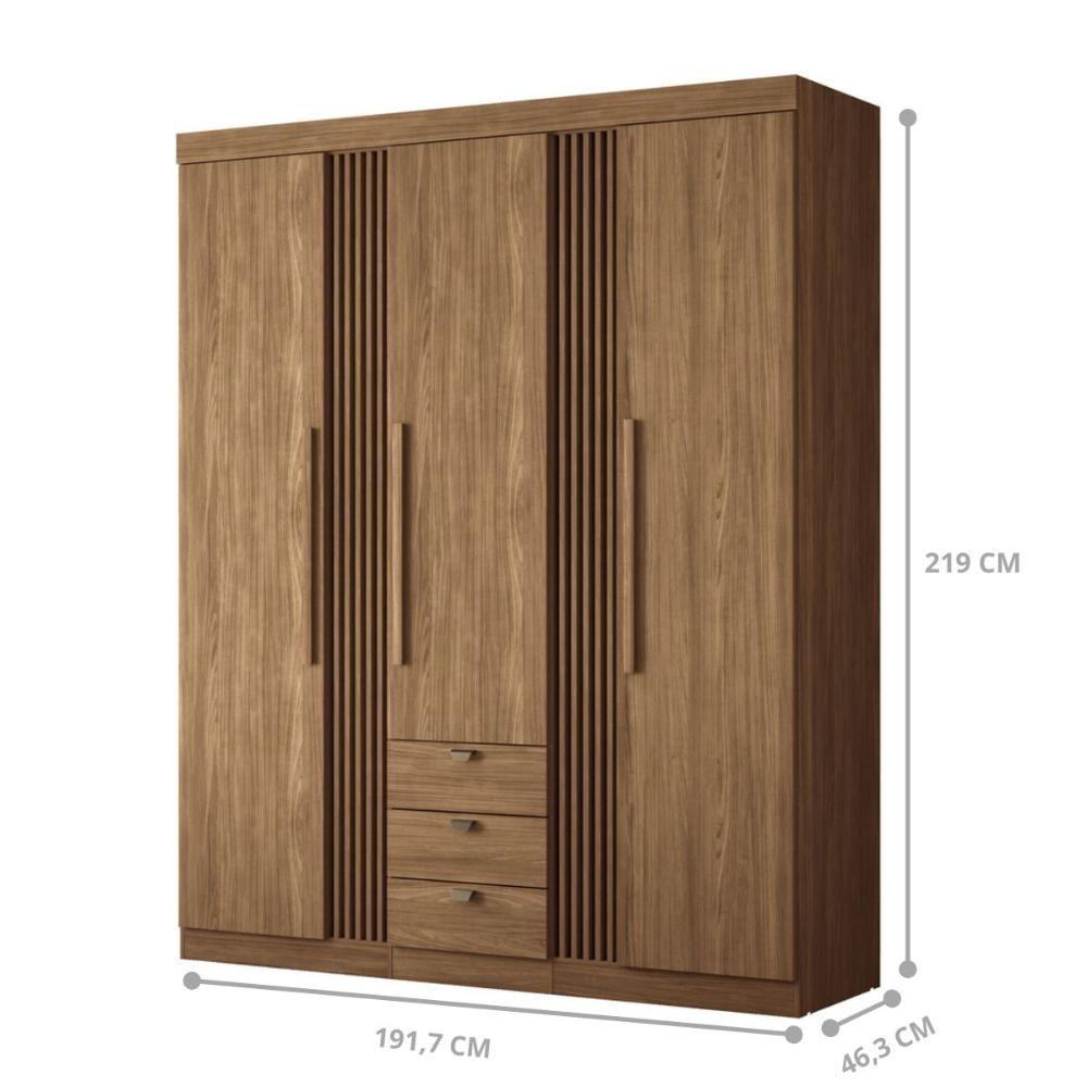 Miniatura Roupeiro 4 Portas Pernambuco 4.4 Jatoba