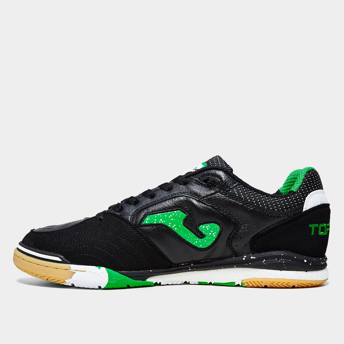 Chuteira Futsal Joma Top Flex Rebound Unissex Preto+verde - 42