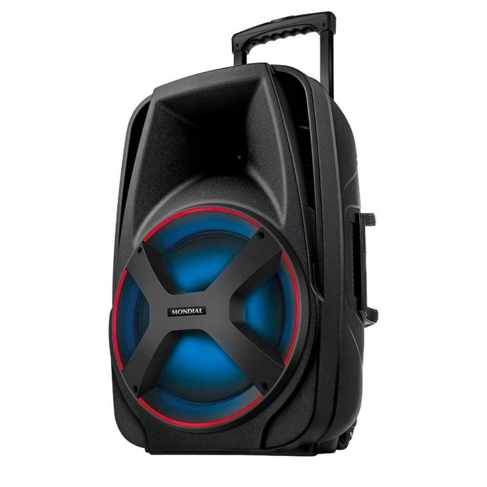 Miniatura Caixa De Som Amplificada Cm550 Bluetooth Entradas Usb Rádio Fm Mondial Preto - Bivolt