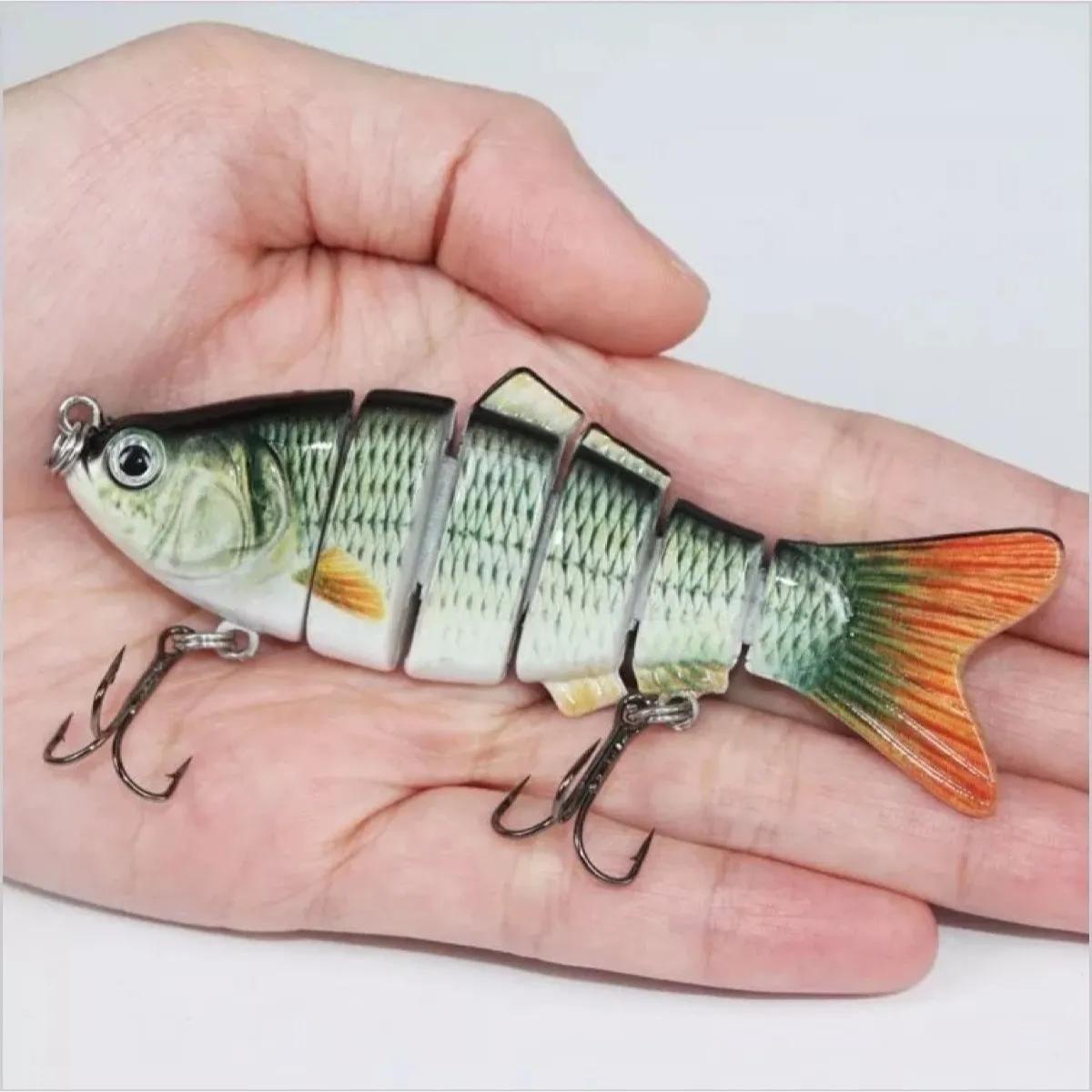 05 Isca Artificial Lambari Para Tucunaré Dourado Traira 10Cm