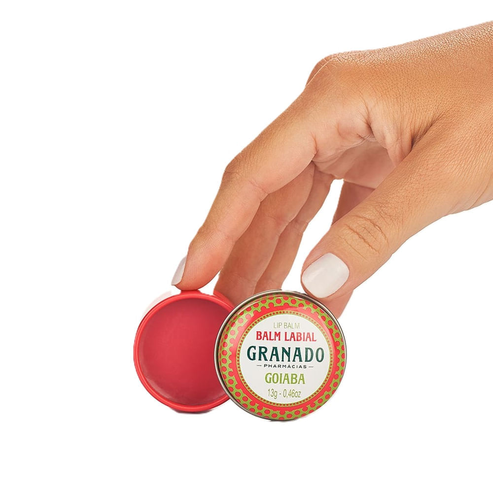 Miniatura Hidratante Balm Labial Granado Goiaba 13g