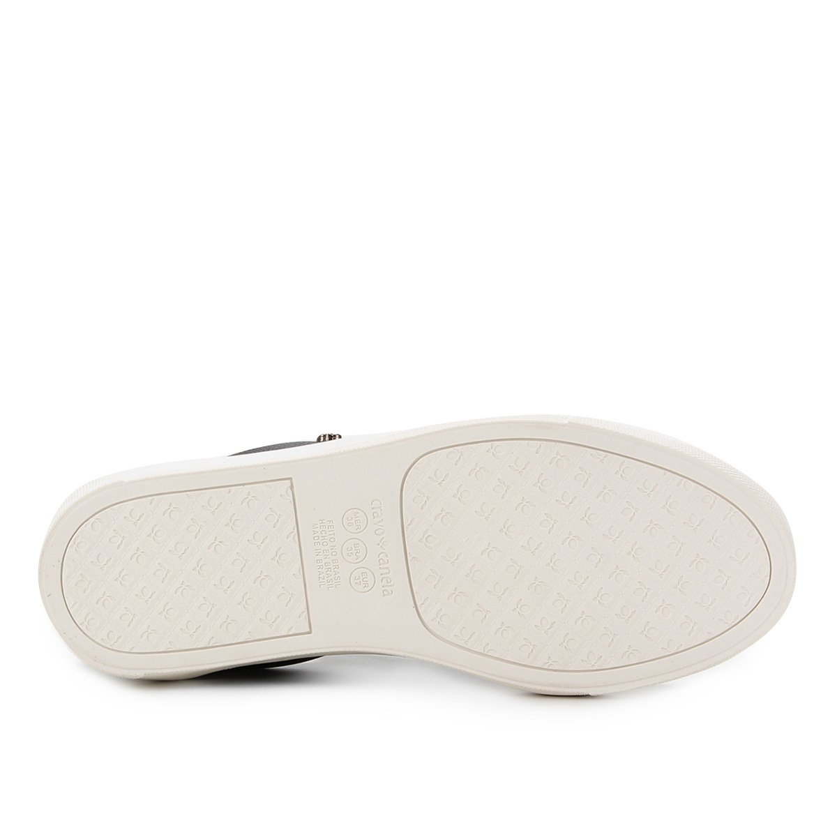 Miniatura Tênis Couro Cravo & Canela Básico Feminino Preto - 34