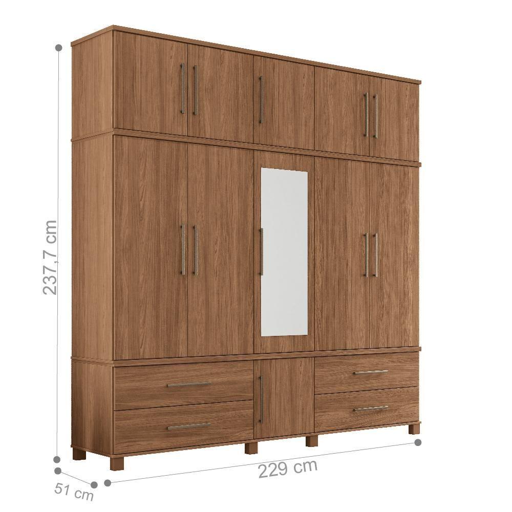 Miniatura Conjunto Quarto De Casal Completo Vancouver Jatobá