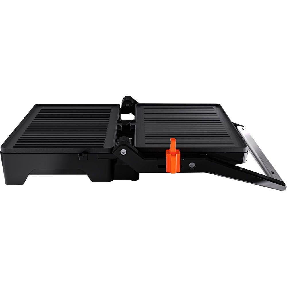 Grill Cadence Inox Chapa Firme 110V