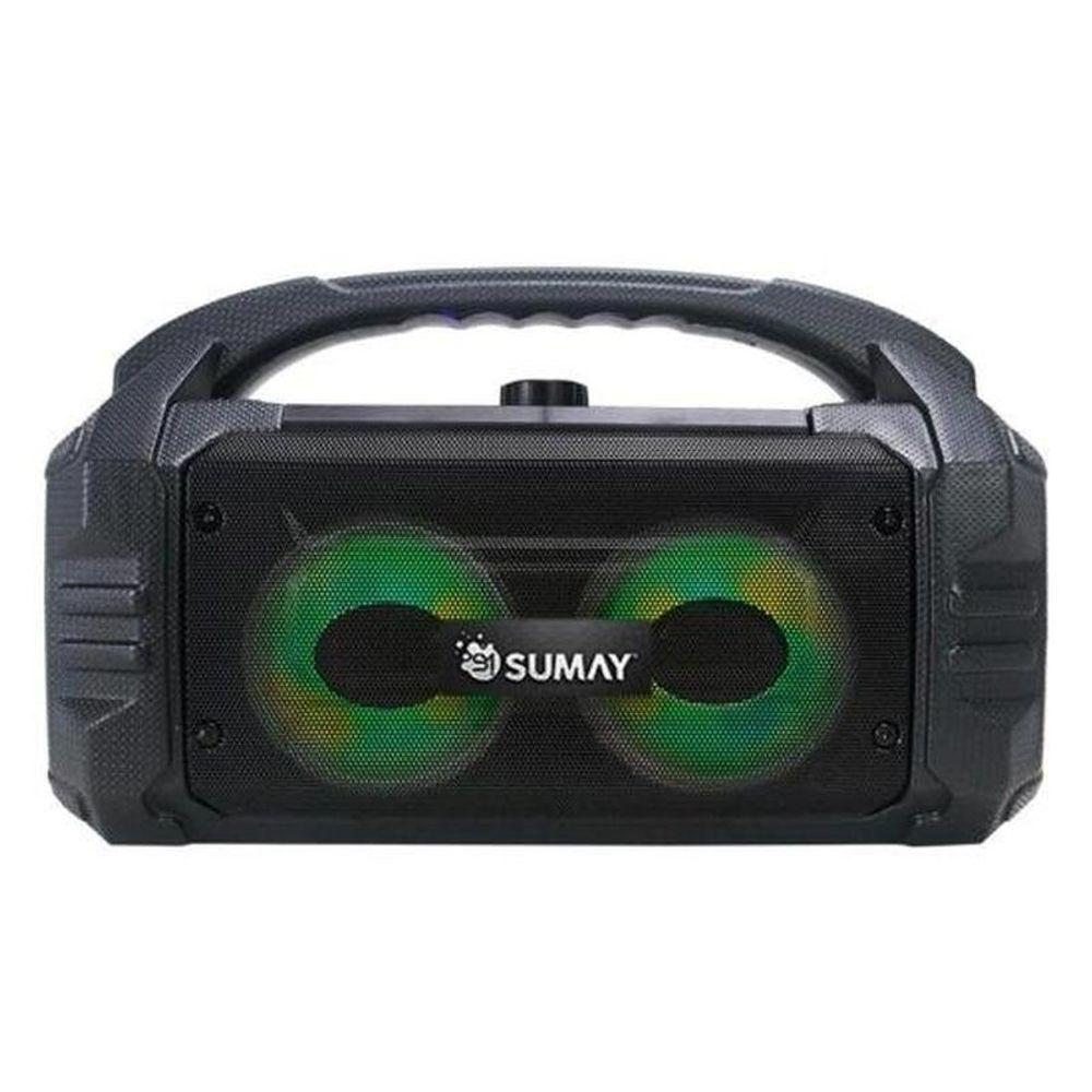 Miniatura Caixa De Som Portátil Sumay Sunbox Csp1304 50w Preta
