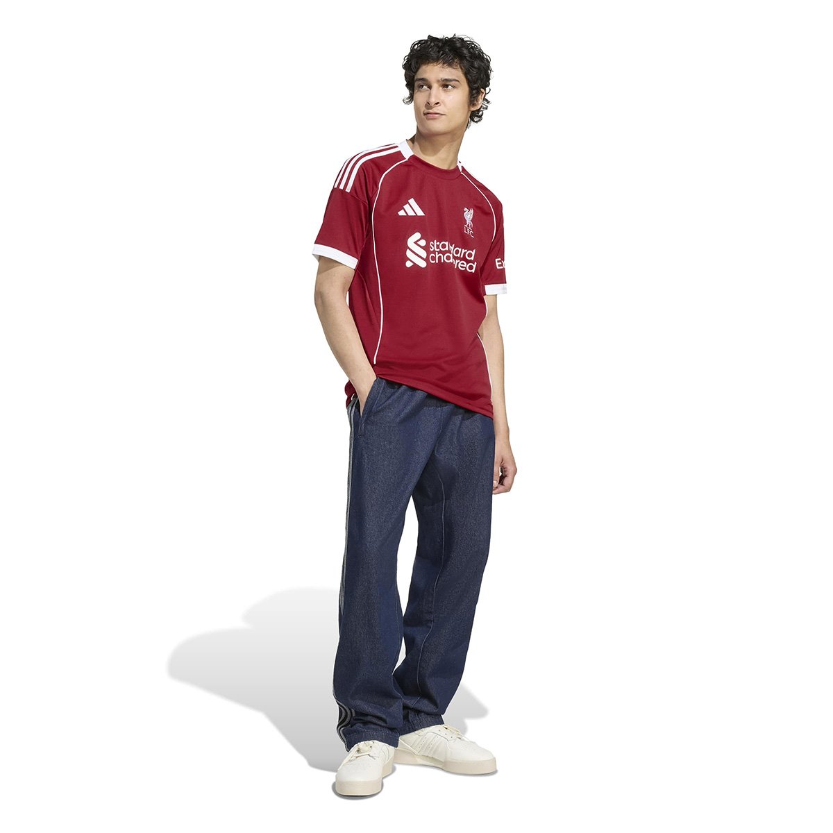 Camisa Liverpool Home 25/26 s/n Torcedor Adidas Masculina Vermelho - EGG